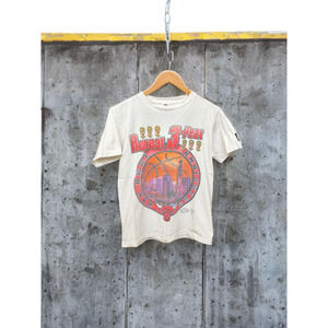 1998 Chicago Bulls Repeat 3-Peat Championship Shirt Starter Size Youth L (14-16)